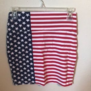 American flag pencil skirt
